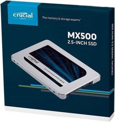 Crucial MX500 1TB 2.5' SATA SSD - 560/510 MB/s 90/95K IOPS 360TBW AES 256bit Encryption Acronis True Image Cloning 5yr alt~MZ-77E1T0BW