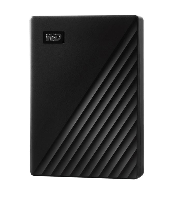 Western Digital My Passport 1TB USB 3.0 2.5' Portable External Hard Drive - 256-bit AES Encryption Slim Light Durable Shock Proof Black Plug & Play