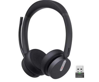 Yealink BH70 Bluetooth Wireless Stereo Headset Teams USB-C, Microsoft Teams & UC Certified, 3-Mic Noise Cancellation, 35 Hours Talk Time