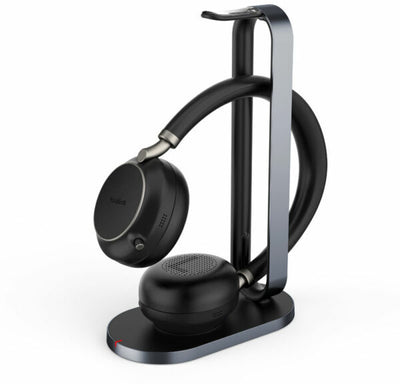 Yealink BH76 Bluetooth Stereo Headset, UC, USB-C, Microsoft Teams & UC Certified, ANC, Charging Stand, Retractable 5 Microphone, 35 Hours Battey Life