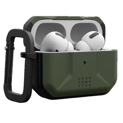 UAG Civilian Apple Airpods Pro (2nd Gen) Rugged Case - Olive Drab (104124117272), DROP+ Military Standard, Weather-Resistant, 10 Years Warranty