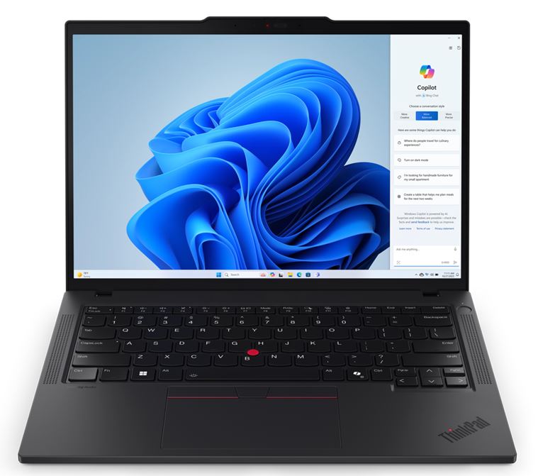 LENOVO ThinkPad T14 14'' WUXGA IR Intel AI U7-155U 16GB DDR5 512GB SSD WIN 11 PRO Intel Graphics Fingerprint Thunderbolt Backlit 3yr Prem 1.3kg 52Wh